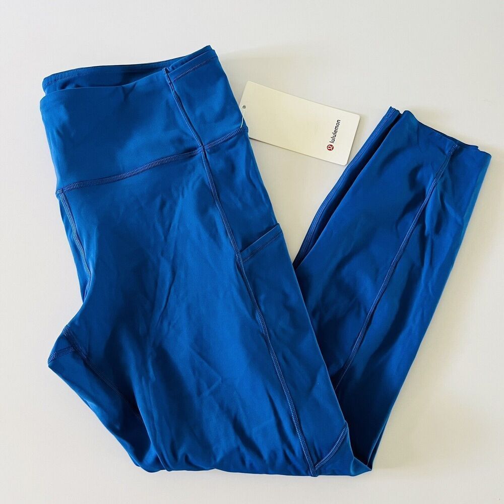 LULULEMON ATHLETICA Symphony Blue F & F HR Tight 25" Leggings - US 12